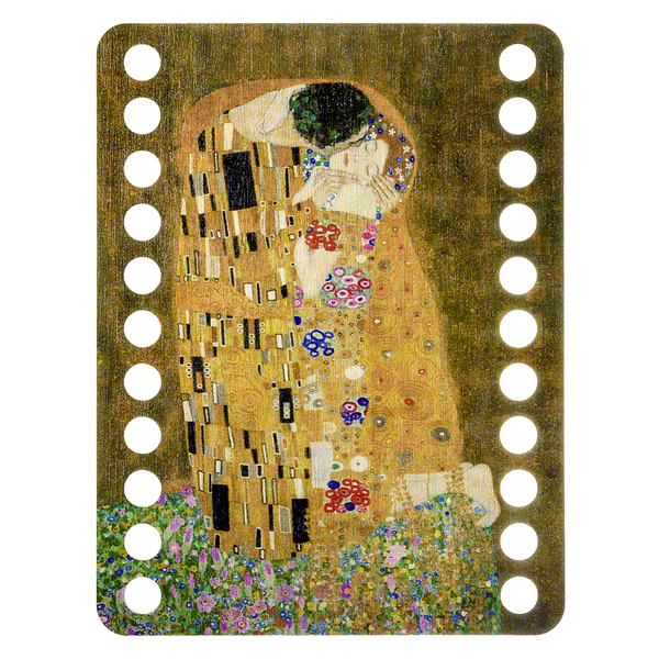 Floss Organizer &ndash; &ldquo;The Kiss, Rectangular&rdquo; FLZ(P)-059