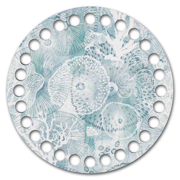 Floss Organizer &ndash; &ldquo;Sea Ornaments, Round&rdquo; FLZ(P)-093