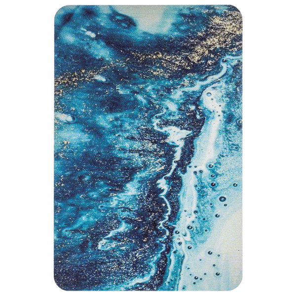 Magnetic Needle Case Rectangular &ndash; &ldquo;Blue & Gold Abstraction&rdquo; FLZB(N)-086