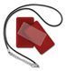 Faux Leather Embroidery Blank &ndash; &ldquo;Pendant&rdquo; FLBE(BB)-059 Red FLBE(BB)-059 photo 3