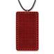 Faux Leather Embroidery Blank &ndash; &ldquo;Pendant&rdquo; FLBE(BB)-059 Red FLBE(BB)-059 photo 2