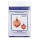 Plastic Cross-Stitch Kit &ndash; &ldquo;Christmas Ornament &ndash; Coral Shell&rdquo; (Double-Sided) FLX-148 FLX-148 photo 7