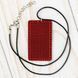 Faux Leather Embroidery Blank &ndash; &ldquo;Pendant&rdquo; FLBE(BB)-059 Red FLBE(BB)-059 photo 1