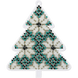 Bead Embroidery Kit (Plastic Base) &ndash; &ldquo;Christmas Ornament &ndash; Christmas Tree&rdquo; FLPL-013 FLPL-013 photo 2