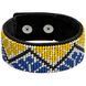 Faux Leather Bead Embroidery Kit &ndash; &ldquo;Bracelet&rdquo; (3 &times; 22 cm) FLBB-008 Black FLBB-008 photo 3