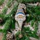 Wooden Bead Embroidery Kit &ndash; &ldquo;Christmas Ornament &ndash; Gnome In Blue Hat&rdquo; FLK-457 FLK-457 photo 1