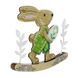 Wooden Bead Embroidery Kit &ndash; &ldquo;Rocking Bunny &ndash; Spring Knight&rdquo; FLK-573 FLK-573 photo 4
