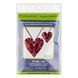 Faux Leather Bead Embroidery Kit &ndash; &ldquo;Heart Christmas Ornament&rdquo; (Double-Sided) FLBB-136 Red FLBB-136 photo 6