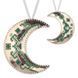 Faux Leather Cross-Stitch Kit &ndash; &ldquo;Crescent Moon Christmas Ornament&rdquo; (Double-Sided) FLHL-078 Rose Gold FLHL-078 photo 2