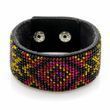 Faux Leather Bead Embroidery Kit &ndash; &ldquo;Bracelet&rdquo; (3 &times; 22 cm) FLBB-009 Black FLBB-009 photo 7