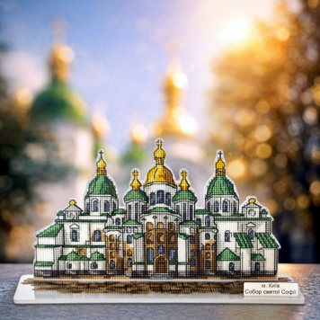 Plastic Cross-Stitch Kit &ndash; &ldquo;Saint Sophia Cathedral, Kyiv&rdquo; FLX-152