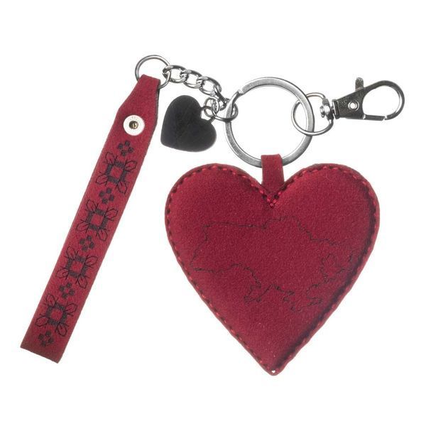 Faux Leather Cross-Stitch Kit &ndash; &ldquo;Bag Charm &ndash; Donetsk Region&rdquo; FLHL-140