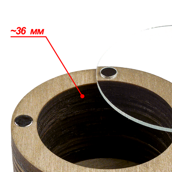 Thread Catcher Round &ndash; &ldquo;Clear Lid&rdquo; FLZB(N)-014