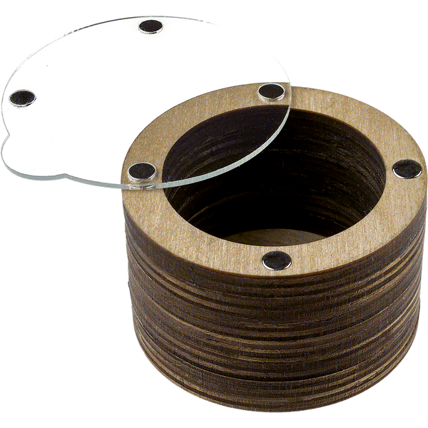 Thread Catcher Round &ndash; &ldquo;Clear Lid&rdquo; FLZB(N)-014