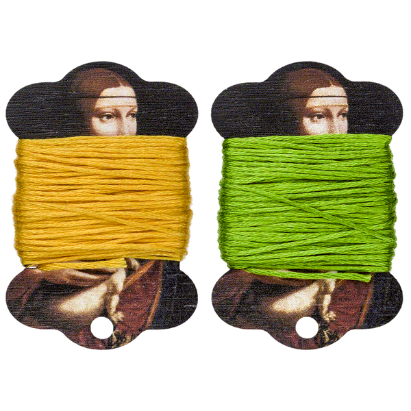 Floss Bobbins &ndash; &ldquo;Lady with an Ermine&rdquo; FLC-103(S) (6 pcs)