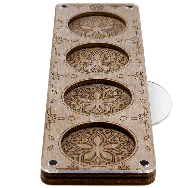Bead Organizer Box &ndash; &ldquo;Short Rectangle&rdquo;, With Clear Lid FLZB-192