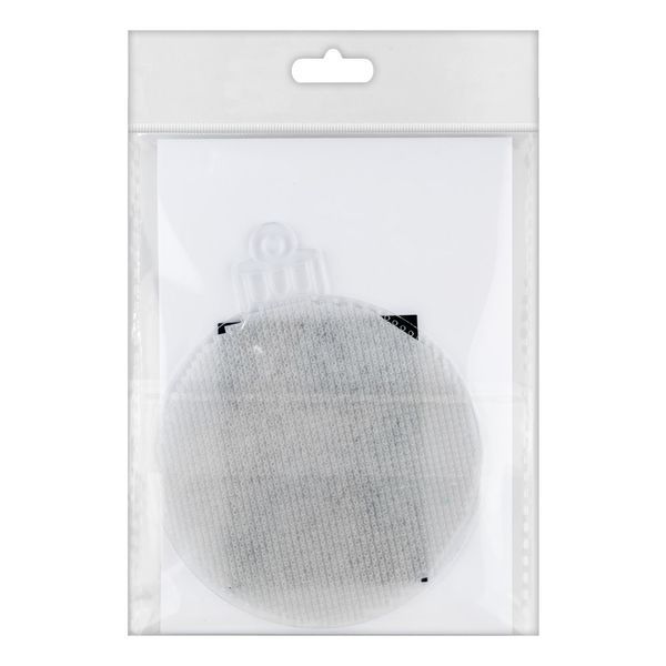 Plastic Embroidery Blank &ndash; &ldquo;Christmas Tree Ball&rdquo; FLBE(PL)-002