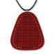 Faux Leather Embroidery Blank &ndash; &ldquo;Pendant&rdquo; FLBE(BB)-060 Red FLBE(BB)-060 photo 2