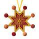 Wooden Cross-Stitch Kit &ndash; &ldquo;Christmas Ornament &ndash; Fiery Bloom&rdquo; FLW-122 FLW-122 photo 2
