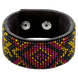 Faux Leather Bead Embroidery Kit &ndash; &ldquo;Bracelet&rdquo; (3 &times; 22 cm) FLBB-009 Black FLBB-009 photo 3