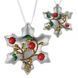 Faux Leather Bead Embroidery Kit &ndash; &ldquo;Silver Night Christmas Ornaments&rdquo; (6 pcs, Double-Sided) FLBB-124 Silver FLBB-124 photo 4