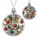 Faux Leather Bead Embroidery Kit &ndash; &ldquo;Silver Night Christmas Ornaments&rdquo; (6 pcs, Double-Sided) FLBB-124 Silver FLBB-124 photo 9