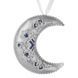 Faux Leather Cross-Stitch Kit &ndash; &ldquo;Crescent Moon Christmas Ornament&rdquo; (Double-Sided) FLHL-079 Silver FLHL-079 photo 4