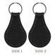 Faux Leather Embroidery Blank &ndash; &ldquo;Keychain&rdquo; FLBE(BB)-012 Black FLBE(BB)-012 photo 3