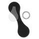 Faux Leather Embroidery Blank &ndash; &ldquo;Keychain&rdquo; FLBE(BB)-012 Black FLBE(BB)-012 photo 4