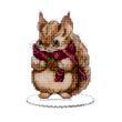 Plastic Cross-Stitch Kit &ndash; "Squirrel" FLX-014 FLX-014 photo 6