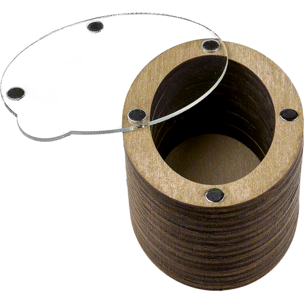 Thread Catcher Oval &ndash; &ldquo;Clear Lid&rdquo; FLZB(N)-015