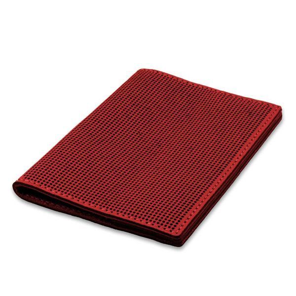 Faux Leather Embroidery Blank &ndash; &ldquo;Passport Cover&rdquo; FLBE(BB)-061 Red