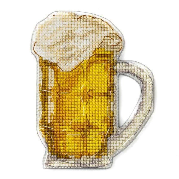 Plastic Cross-Stitch Kit &ndash; "Beer" (Double-Sided) FLX-083