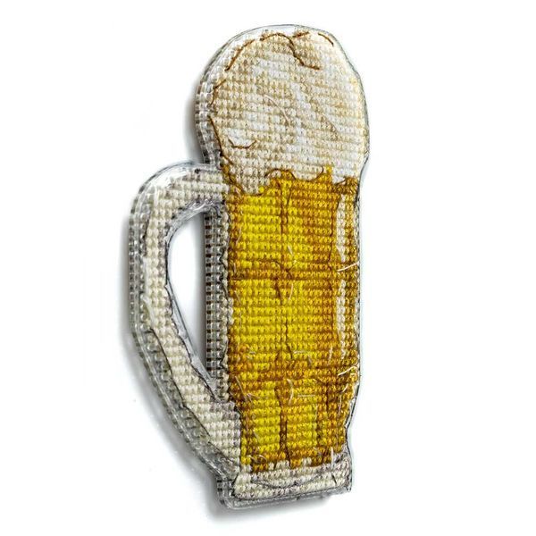 Plastic Cross-Stitch Kit &ndash; "Beer" (Double-Sided) FLX-083