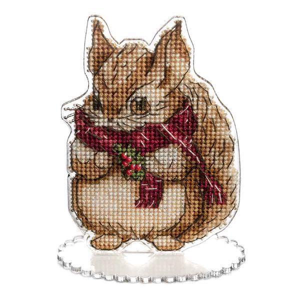 Plastic Cross-Stitch Kit &ndash; "Squirrel" FLX-014