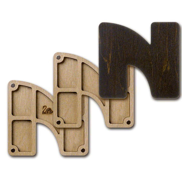 Bead Organizer &ndash; &ldquo;Letter N (Alphabet)&rdquo; FLZB-163(N)