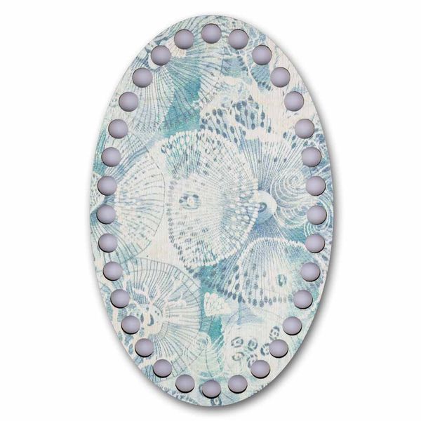 Floss Organizer &ndash; &ldquo;Sea Ornaments, Oval&rdquo; FLZ(P)-095