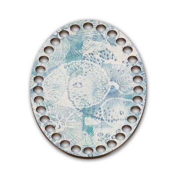 Floss Organizer &ndash; &ldquo;Sea Ornaments, Oval&rdquo; FLZ(P)-095