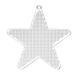 Plastic Embroidery Blank &ndash; &ldquo;Star&rdquo; FLBE(PL)-003 FLBE(PL)-003 photo 2