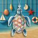 Plastic Cross-Stitch Kit &ndash; &ldquo;Christmas Ornament &ndash; Wonder of the Ocean&rdquo; (Double-Sided) FLX-150 FLX-150 photo 1