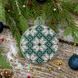 Bead Embroidery Kit (Plastic Base) &ndash; &ldquo;Christmas Ornament &ndash; Bauble&rdquo; FLPL-015 FLPL-015 photo 1
