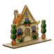 Wooden Bead Embroidery Kit &ndash; &ldquo;House With Topiary&rdquo; FLK-589 FLK-589 photo 4