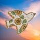 Wooden Cross-Stitch Kit &ndash; &ldquo;Free Bird &ndash; Sunflower&rdquo; FLW-043 FLW-043 photo 1
