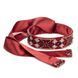 Faux Leather Bead Embroidery Kit &ndash; &ldquo;Choker&rdquo; (3 &times; 30 cm) FLBB-138 Red FLBB-138 photo 3
