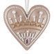 Faux Leather Bead Embroidery Kit &ndash; &ldquo;Heart Christmas Ornament&rdquo; (Double-Sided) FLBB-125 Pink FLBB-125 photo 5