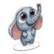 Plastic Cross-Stitch Kit &ndash; "Baby Elephant" FLX-027 FLX-027 photo 4