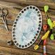 Floss Organizer &ndash; &ldquo;Sea Ornaments, Oval&rdquo; FLZ(P)-095 FLZ(P)-095 photo 1