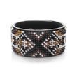Faux Leather Bead Embroidery Kit &ndash; &ldquo;Bracelet&rdquo; (3 &times; 22 cm) FLBB-121 Black FLBB-121 photo 7