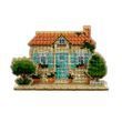 Wooden Bead Embroidery Kit &ndash; &ldquo;Turquoise House&rdquo; FLK-590 FLK-590 photo 6