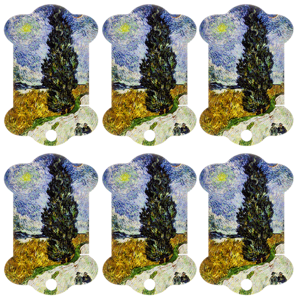Floss Bobbins &ndash; &ldquo;Cypress Road with Star&rdquo; FLC-105(S) (6 pcs)